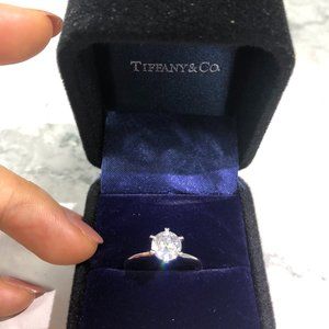 Tiffany Victoria Ring in Platinum with Diamonds